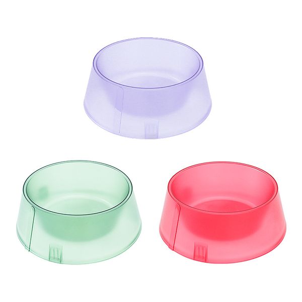 Hovedbilde Enkel hundeskål i matt transparent grønn