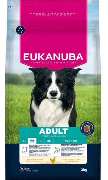 Hovedbilde Eukanuba Adult Medium Breed kylling 3kg