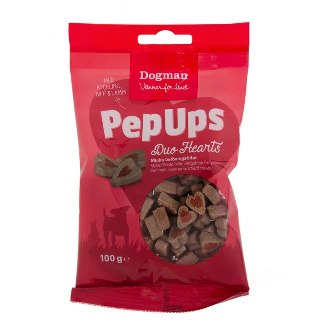 Hovedbilde PepUps Duohearts hundesnacks
