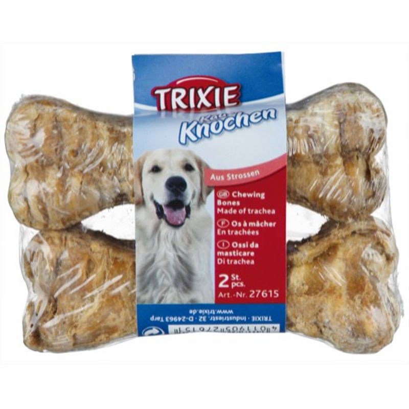2pk Tyggebein av oksestrupe 10cm