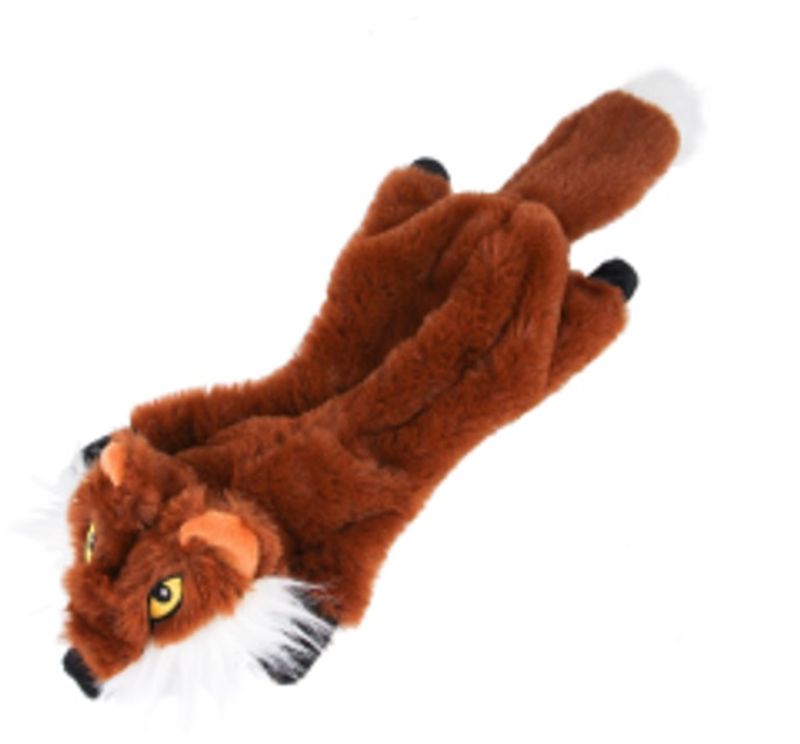 Liten rev hundeleke, roadkill 45cm
