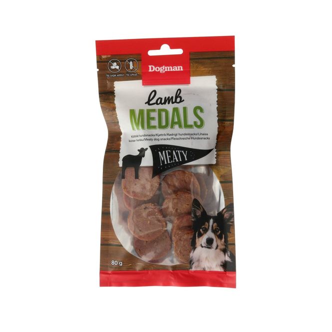 Hovedbilde Lamb Medals - hundegodbiter med lam