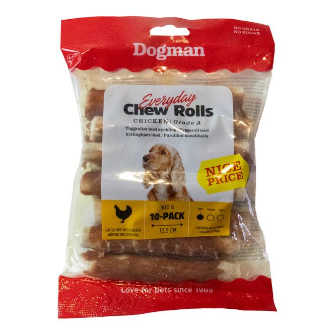 Hovedbilde Tyggepinner Kylling 10pk - Medium
