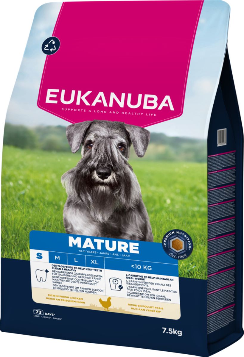 Eukanuba Mature Small Breed kylling 7,5kg