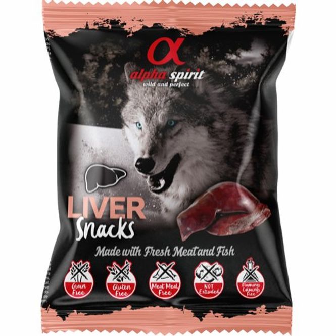 Hovedbilde AlphaSpirit lever hundesnacks