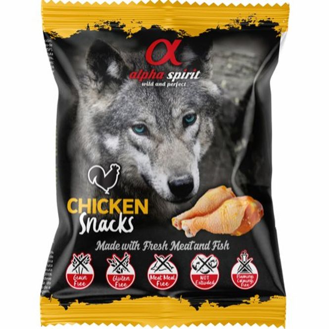 Hovedbilde AlphaSpirit kylling hundesnacks