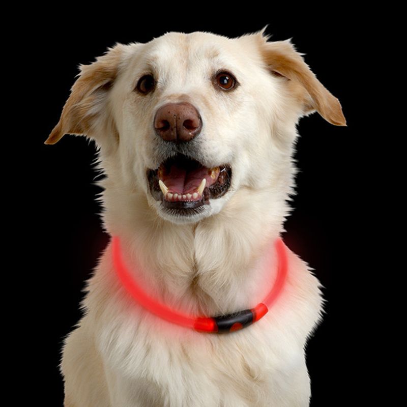 Medium LED ring med USB lader, 50cm - justerbar