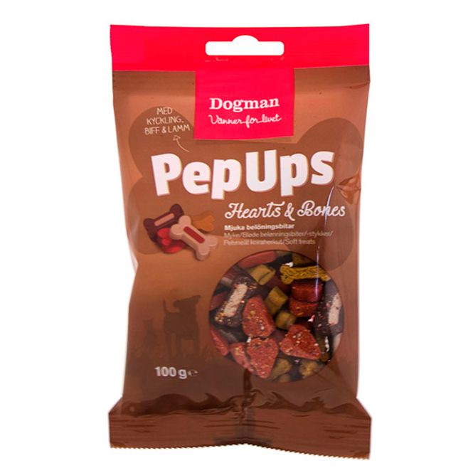 Hovedbilde PepUps Hearts & Bones hundesnacks