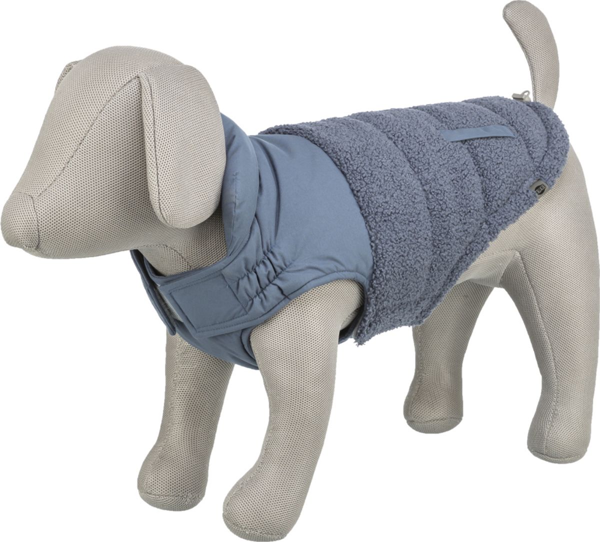 Blått teddy vinterdekken til hund
