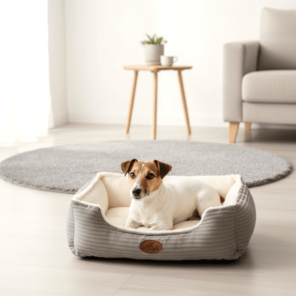 Hovedbilde Lekker cord hundeseng - 2 størrelser