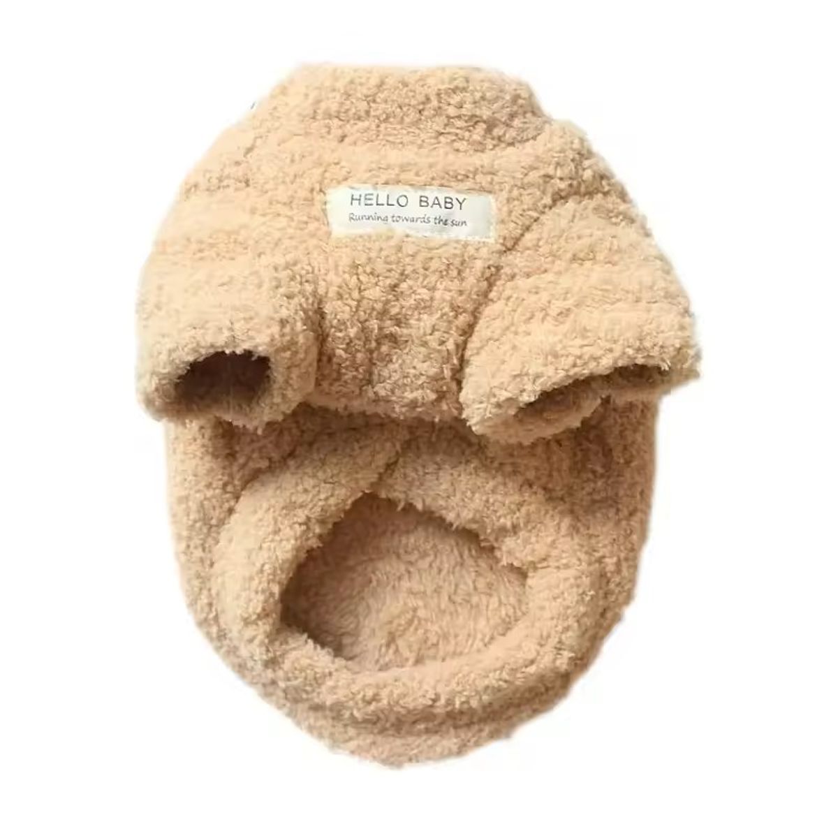 Beige supermyk hundegenser