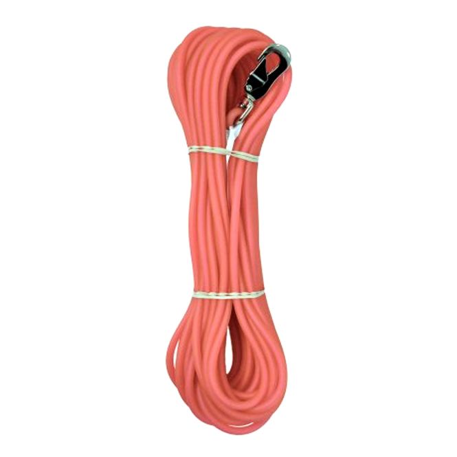 Hovedbilde Rosa gummiert sporline / Langline til hund 6mm
