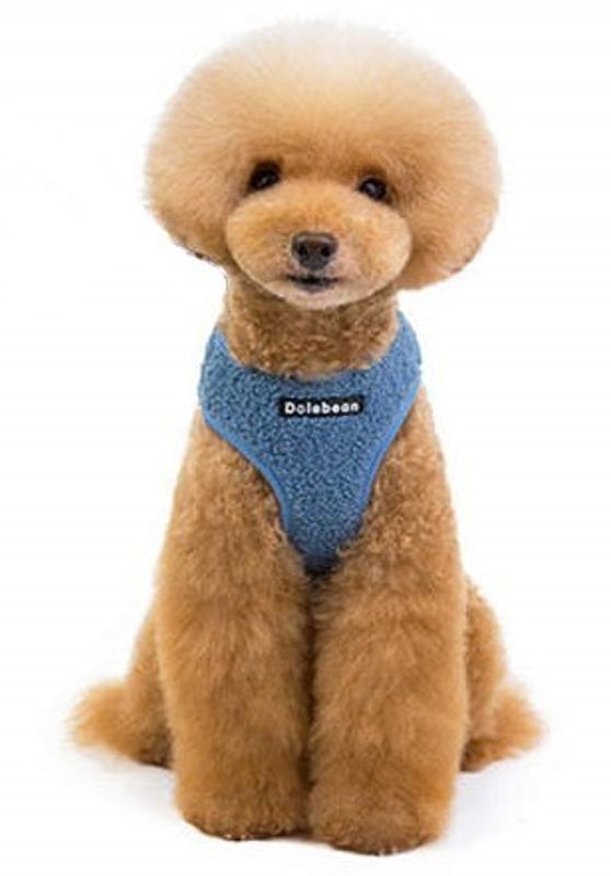 Blå Teddy hunde- og kattesele