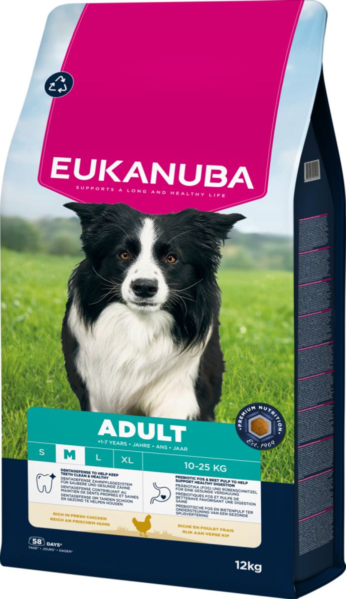 Eukanuba Adult Medium Breed kylling 12kg