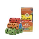 Hovedbilde 4pk hundeposer mix-design (72 poser)