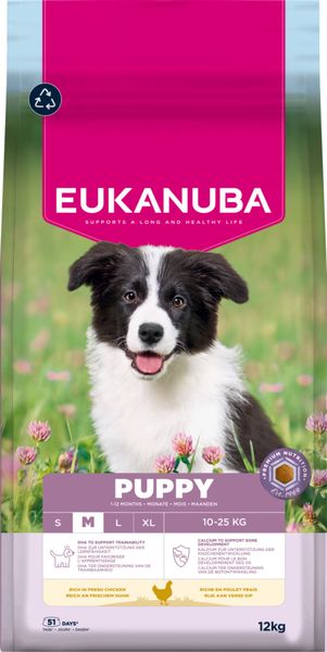 Hovedbilde Eukanuba Puppy Medium Breed kylling 12 kg
