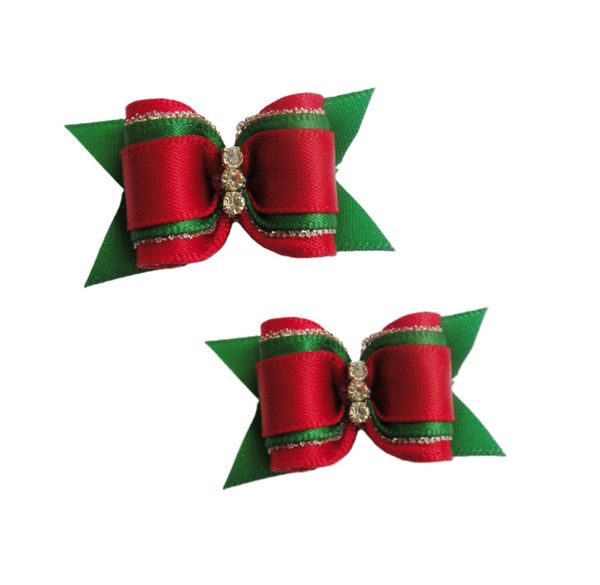 Hovedbilde Julesløyfe rød & grønn