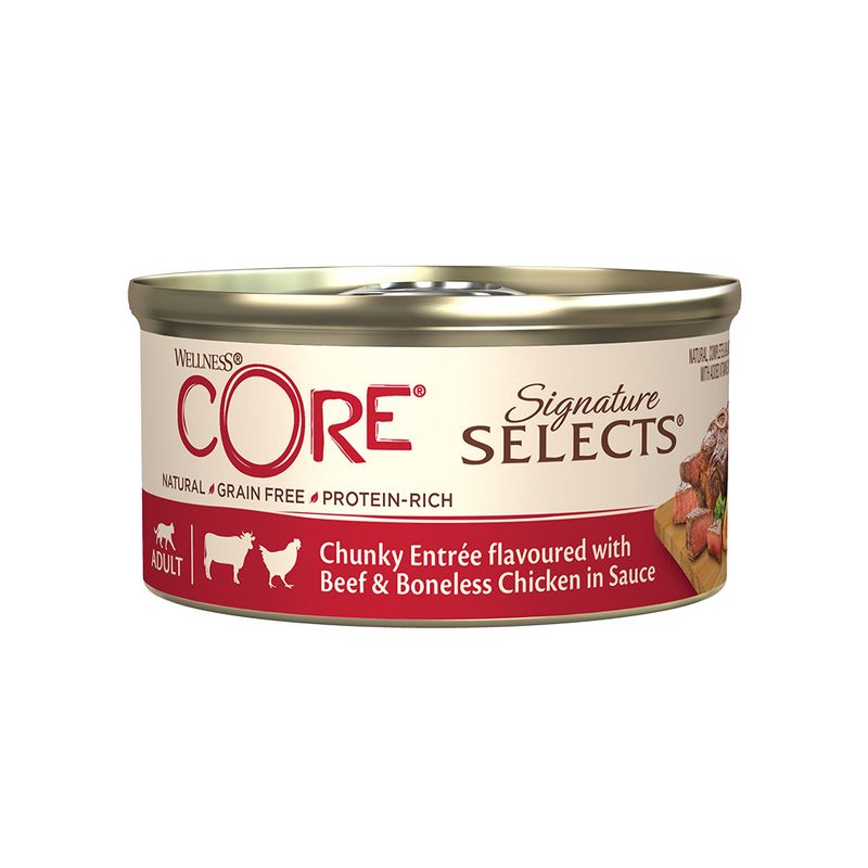 CORE Chunky Selection Multipack våtfôr til katt 8pk