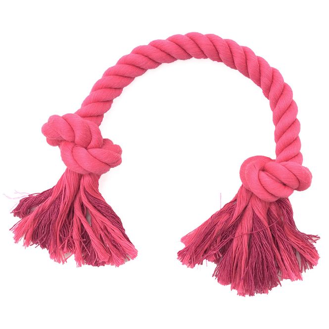 Hovedbilde Rosa enkel tauleke til hund - 30cm hundeleke