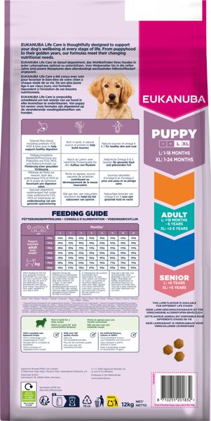 Hovedbilde Eukanuba Puppy Large Breed Lam & Ris 12kg