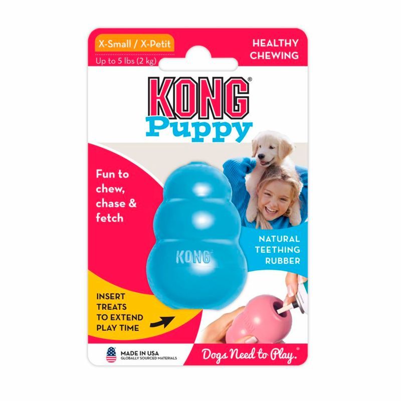KONG Hundeleke valp Puppy XS: 5,5cm