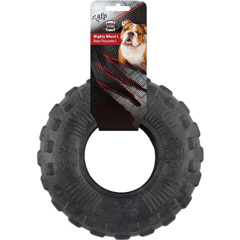 Large Mighty Rex- Solid tyggehjul hundeleke  