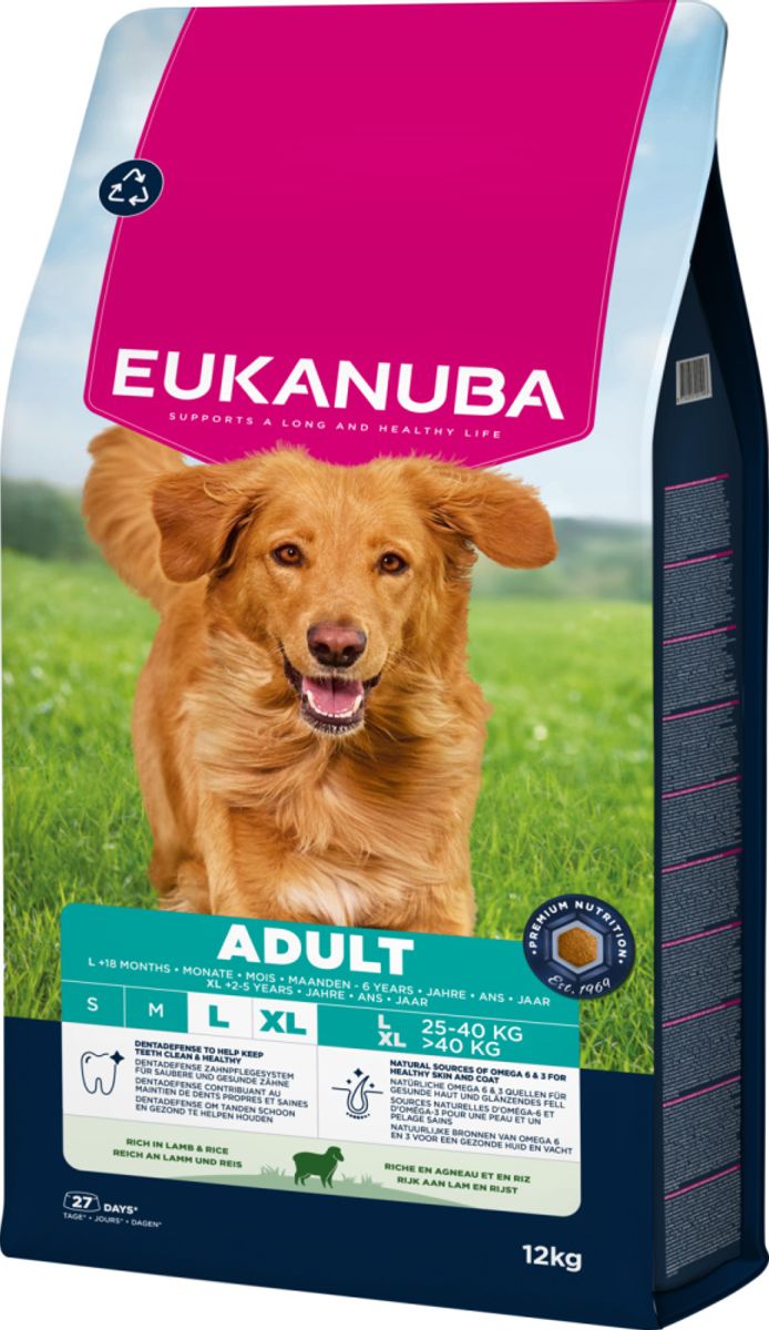 Eukanuba Adult Large Breed Lam & Ris 12kg