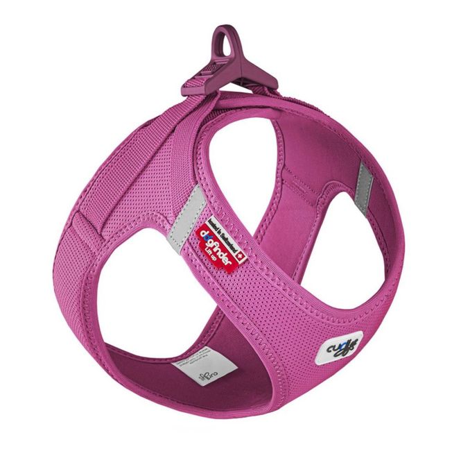 Hovedbilde Curli Clasp Air Mesh hundesele - Fuchsia