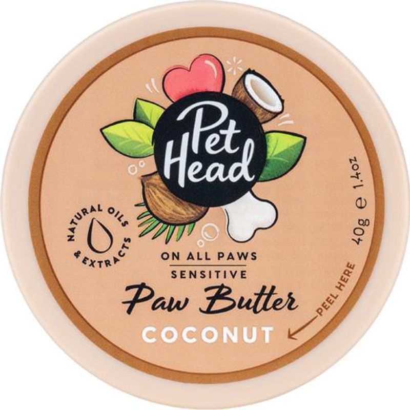 Pet Head On All Paws, Sensitive Paw Butter - Potekrem med Kokos