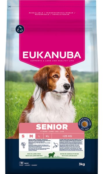 Hovedbilde Eukanuba Senior Large Breed Lam & Ris 12kg