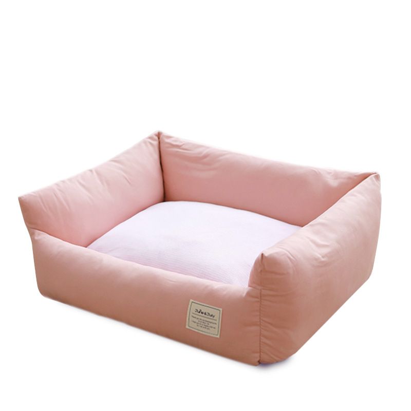 Pale pink hundeseng i to størrelser