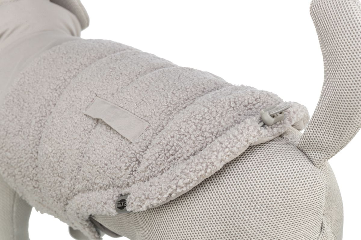 Beige teddy vinterdekken til hund