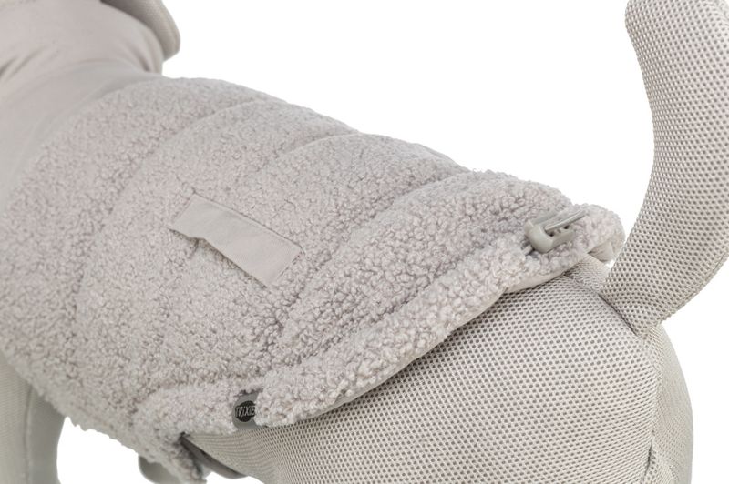 Beige teddy vinterdekken til hund