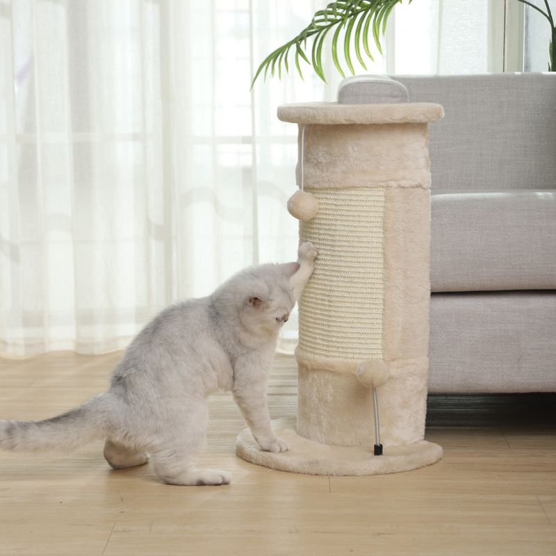 Lyst klorestativ til katt for sofa og hjørner