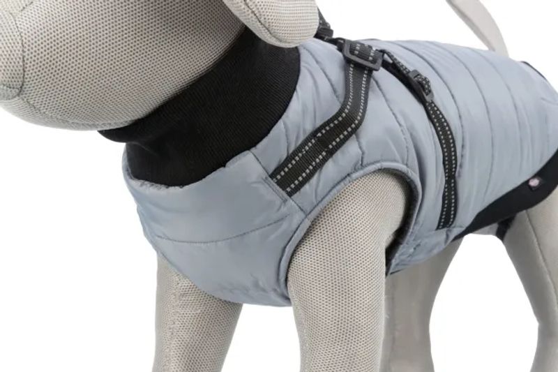 Grått hundedekken-integrert sele