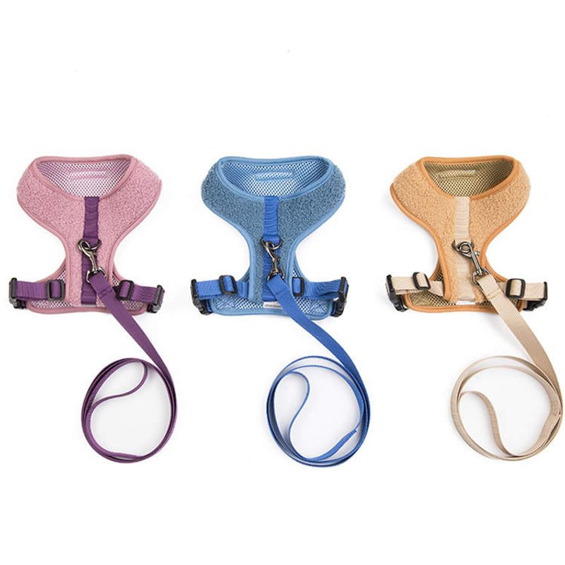 Beige Teddy hunde- og kattesele