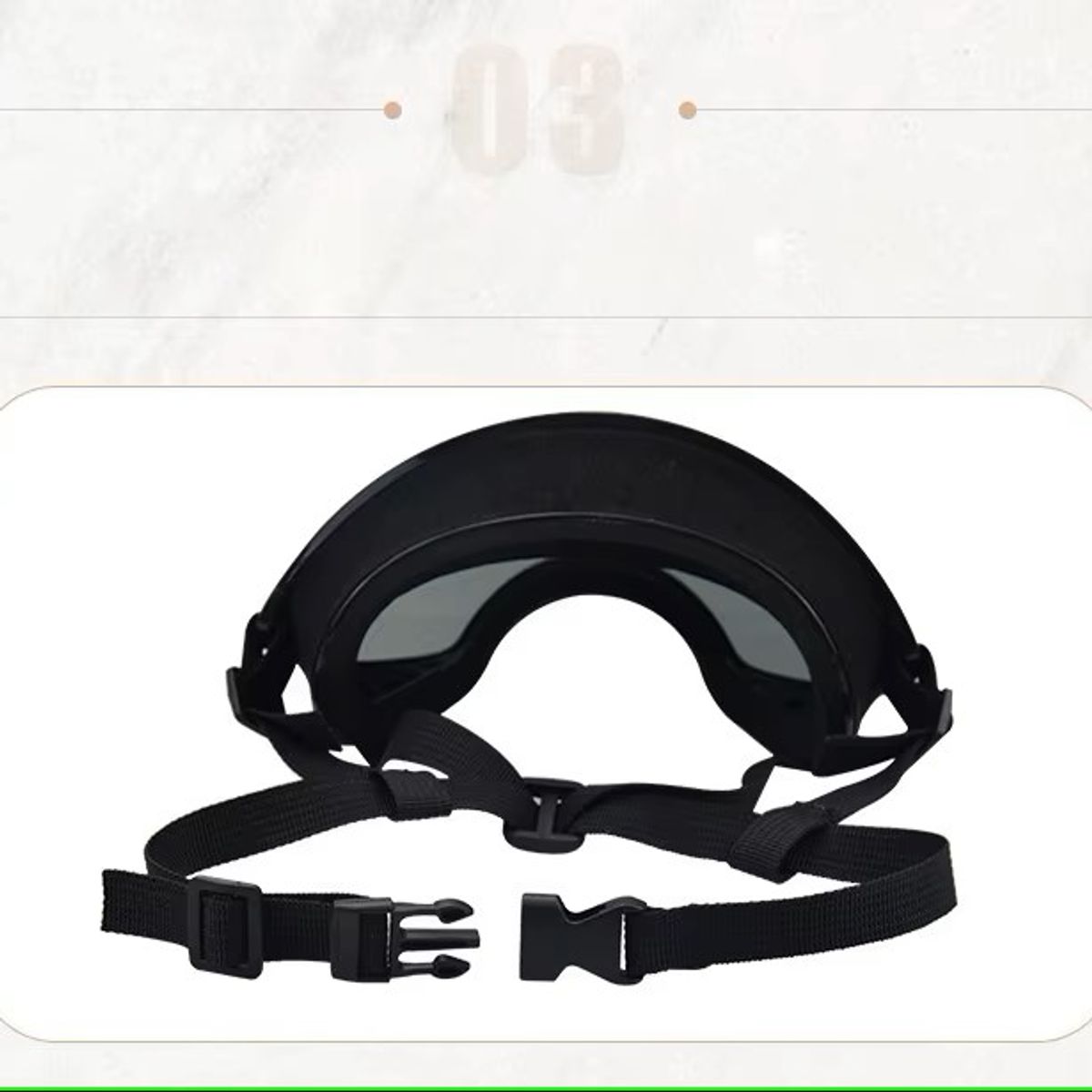 Beskyttende hundebriller 