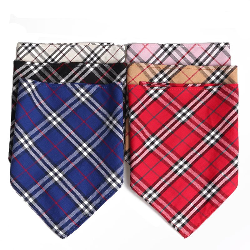 Beige bandana skjerf til hund - Medium