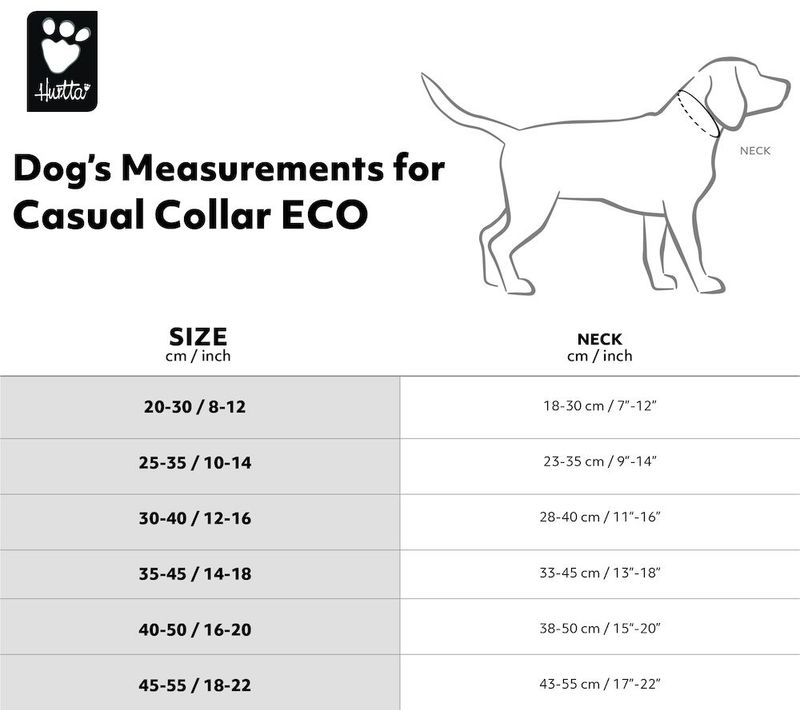 Peacock Hurtta Casual Collar Eco Halsbånd, turkis