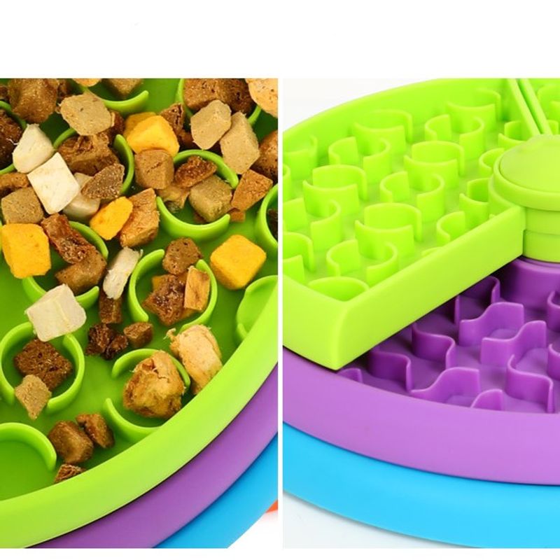 Slikkematte Slow feeder med flere etasjer - til hund