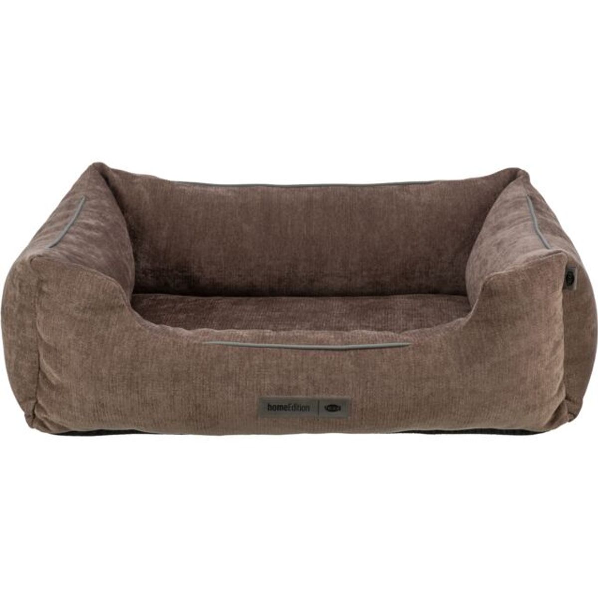 Brun Vital hundeseng i chenille, 3 str