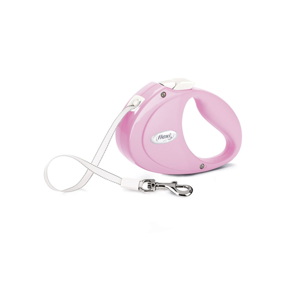 Flexi Puppy Tape Uttrekksbånd Rosa