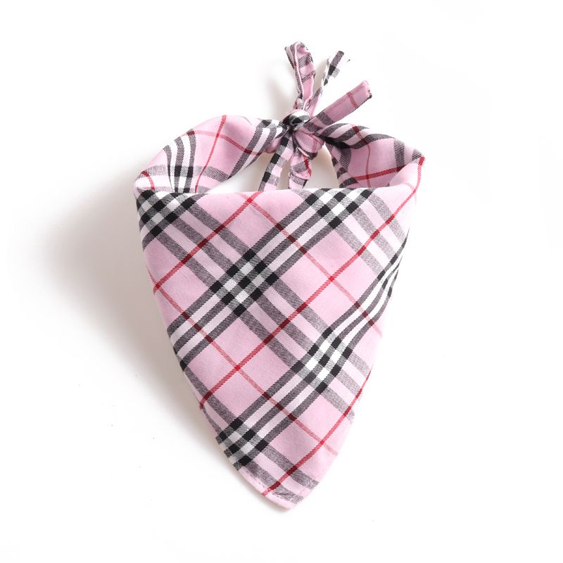 Rosa bandana skjerf til hund
