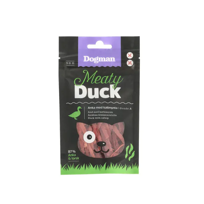 Hovedbilde Meaty duck med catnip til pus
