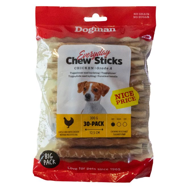 Hovedbilde Tyggepinner Kylling 30pk - Small