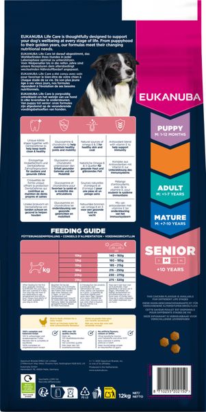 Hovedbilde Eukanuba Senior Medium Breed kylling 3kg