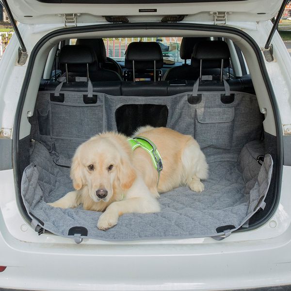 Hovedbilde Grått bilsetetrekk Velvet Quilt Delux