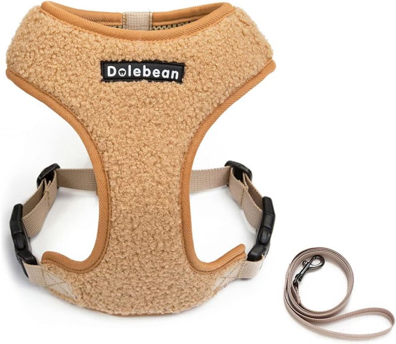 Beige Teddy hunde- og kattesele